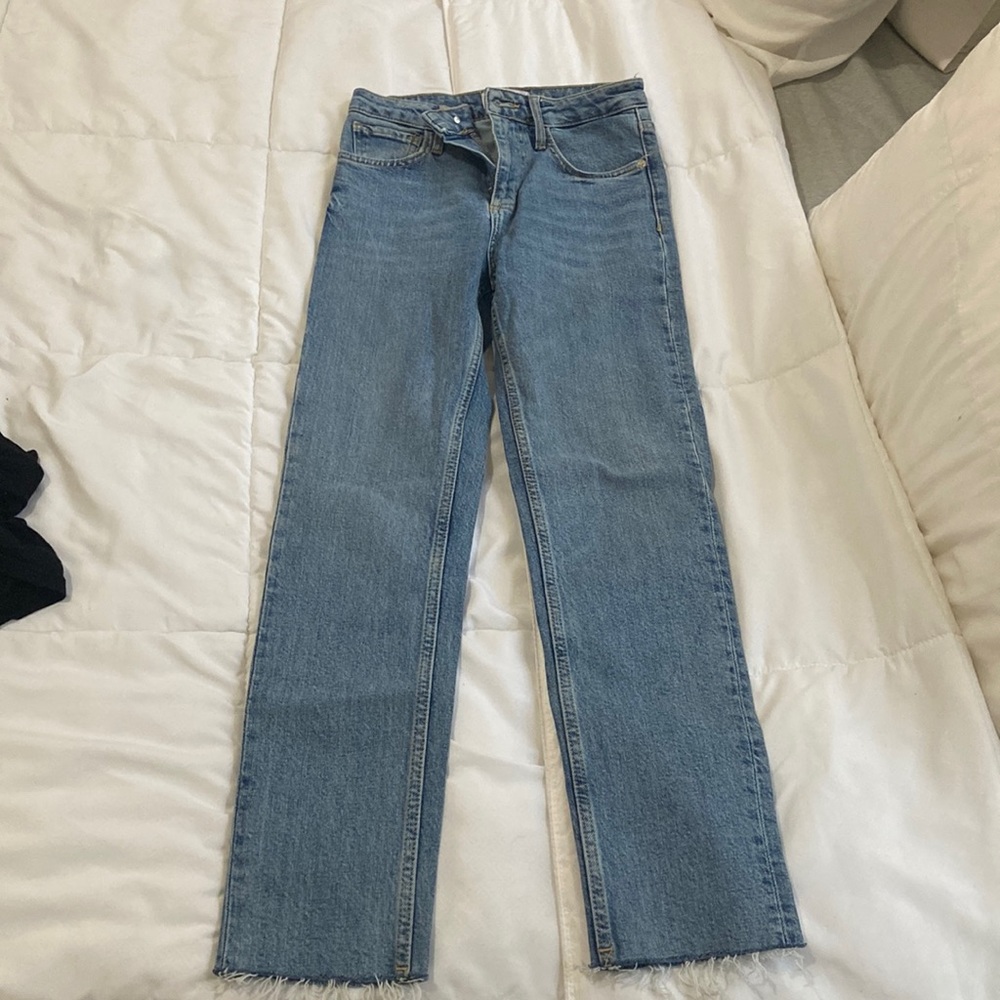Zara. Straight leg jeans